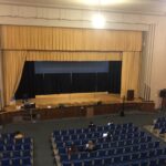 Partially restored auditorium