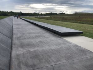 Plaza traces the flight path