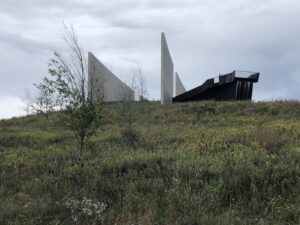 Observation deck from below
