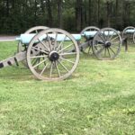 Confederate cannon near the Virginia monument on Seminary Ridge.