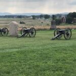 Some of the nearly 300 cannon used during Pickett's Charge, the final and deciding battle at Gettysburg.