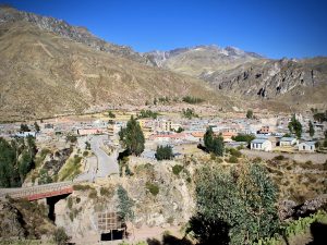 The 2D/1N bus tour heads 99 miles northwest from Arequipa to Chivay