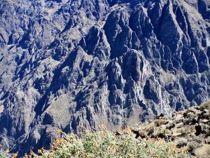 It's easy to enjoy Colca Canyon scenery, in expectation of the Andean condor