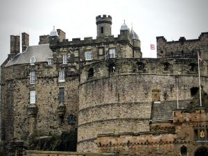 Built in the 12th century, Edinburgh Castle sits atop Castle Rock in Old Town
