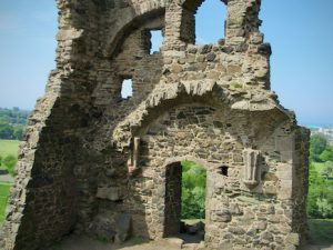 What's left of St. Anthony's Chapel in Edinburgh's Holyrood Park dates from at least the 1300s
