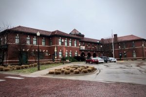 The old Chanute train depot is now home to the Safari Museum and Public Library