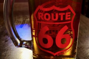 A celebratory cerveza at Joseph's Bar & Grill on historic Route 66 in Santa Rosa, New Mexico