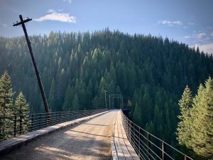 The Hiawatha Trail is one of the few U.S. bike paths designated as "Hall of Fame" by the Rails-to-Trails Conservancy