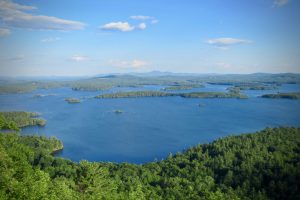 Overlook of Squam Lake, New Hampshire, from the Armstrong Natural Area trail