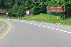 How they do no parking along the main route when New Hampshire parks are full