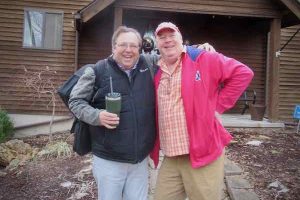 Childhood friends Derek White and Steven Shundich reunite in Eureka, Missouri