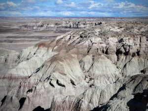 One of the many incredible vistas at the Petrified Forest National Park, Arizona.