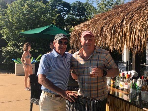 With my Sigma Chi brother JP Ottaway at the Grosse Pointe Club tiki bar