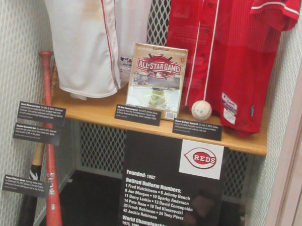 Recent Hall of Fame worthy artifacts from the Cincinnati Reds