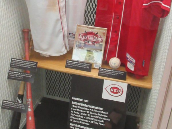 Recent Hall of Fame worthy artifacts from the Cincinnati Reds