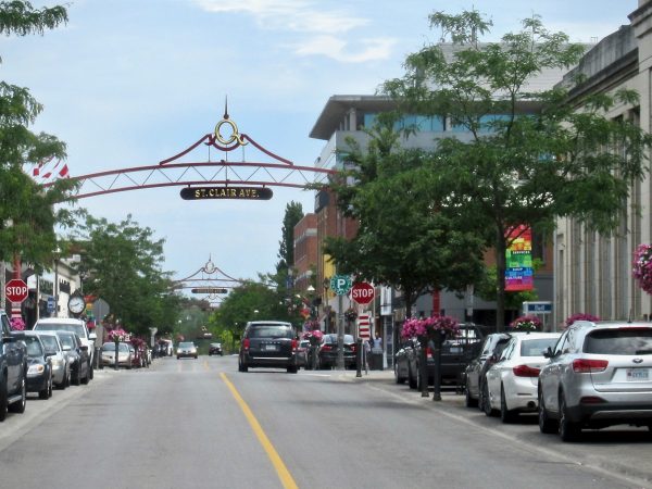 The quaint old downtown of Niagara Falls, Ontario