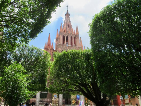 The Jardin at the main square in San Miguel de Allende