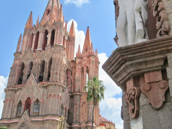 Statue of Don Ignacio Allende at the main church of San Miguel de Allende