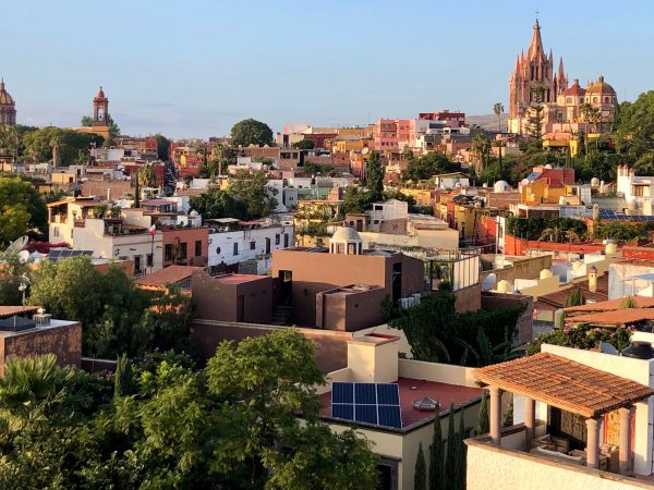 An overview of old San Miguel de Allende, Mexico